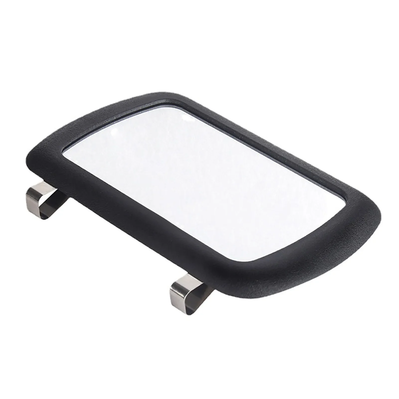 Stick On Sun Visor Car Vanity Makeup Mirror Universal for Car Truck in Black