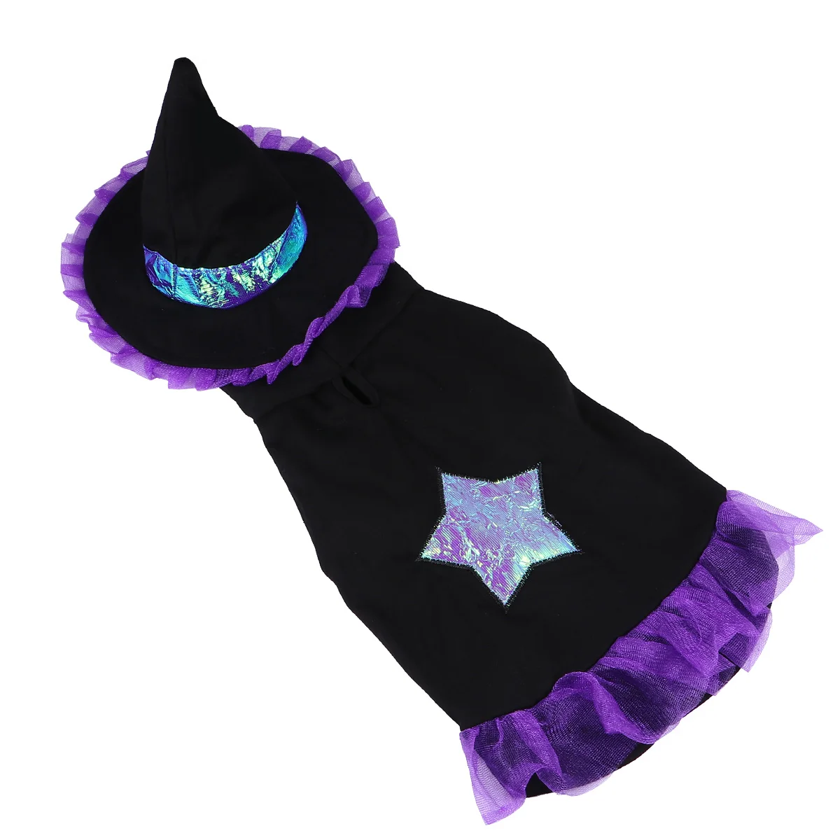 

Chic Dog Wizard Dress Durable And Attractive Pet Costume Ideal For Daily Adventures And Celebrations