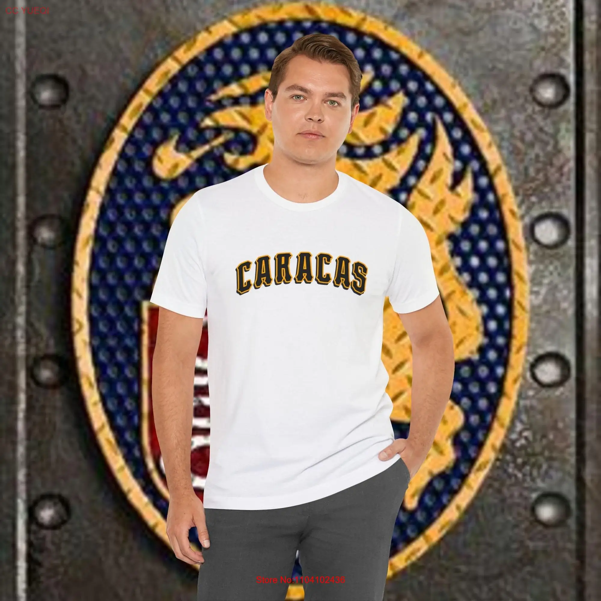 Leones del Caracas T Shirt de Venezuela Caraquista logo long or short sleeves