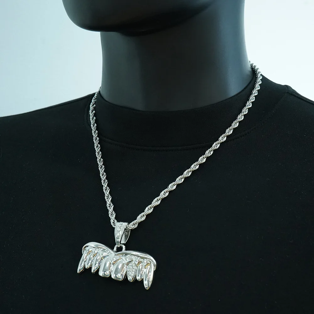 DIY accessories Versatile cross-border hip-hop braces, pendants, accessories, diamond-encrusted European, American and cool dail