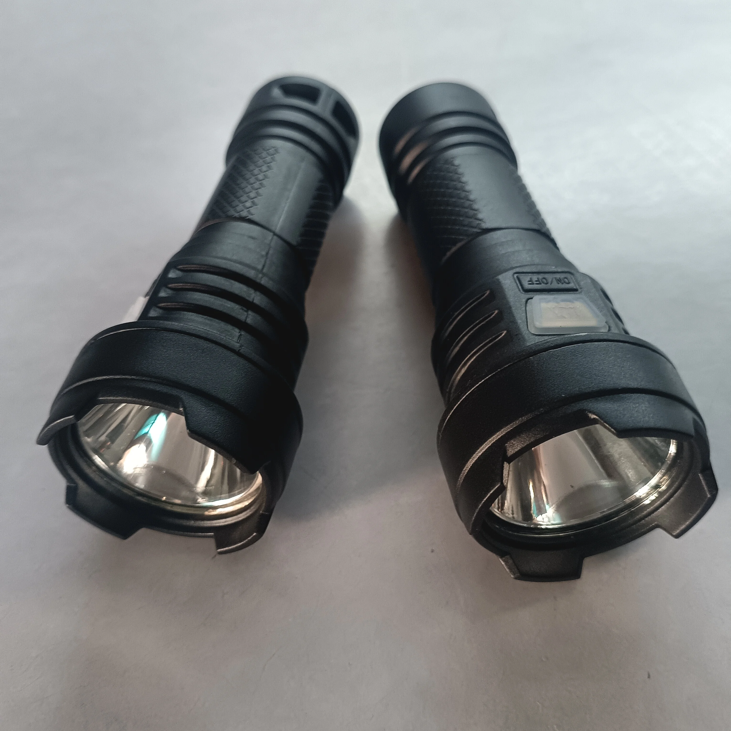 2 pcs Rechargeable LED Flashlight Adult Stocking Stuffer, Christmas Gift for Dad, Gift for Men, Dad, Husband, Camping Gi