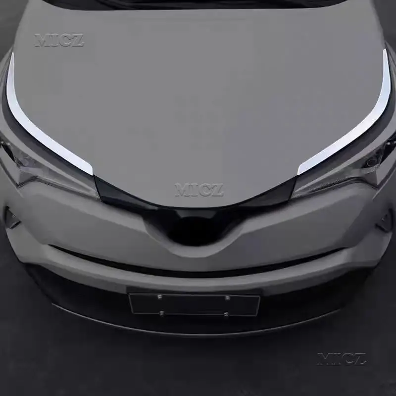 For Toyota C-HR CHR 2017 2018 2019 ABS Car Headlights Frame Light Eyebrow Cover Trim Chromium Styling Exterior Accessories