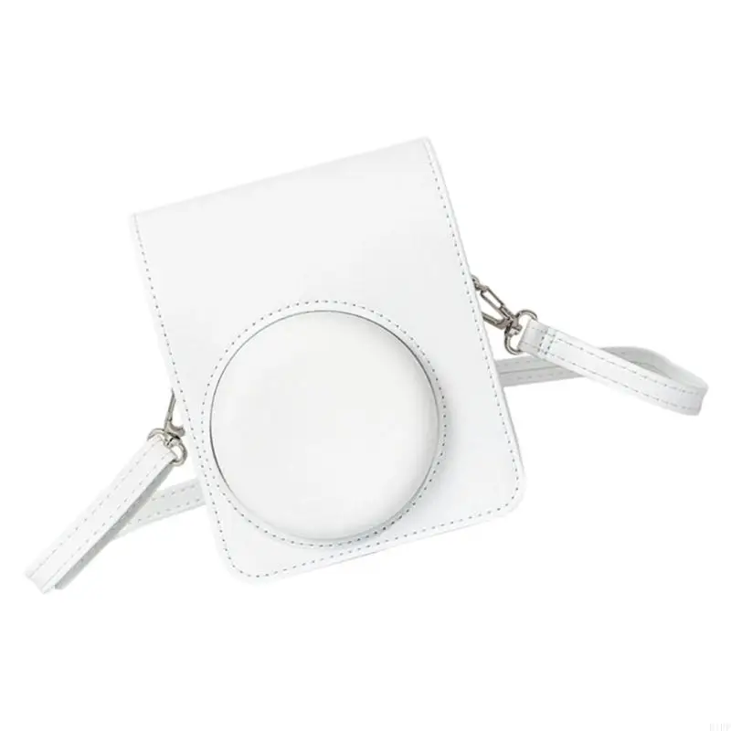 E1PF Elegant PU Leather Camera Case For Mini 13 Camera Holder With Securely Fit Easy Access For Quick Snapshots On Travel