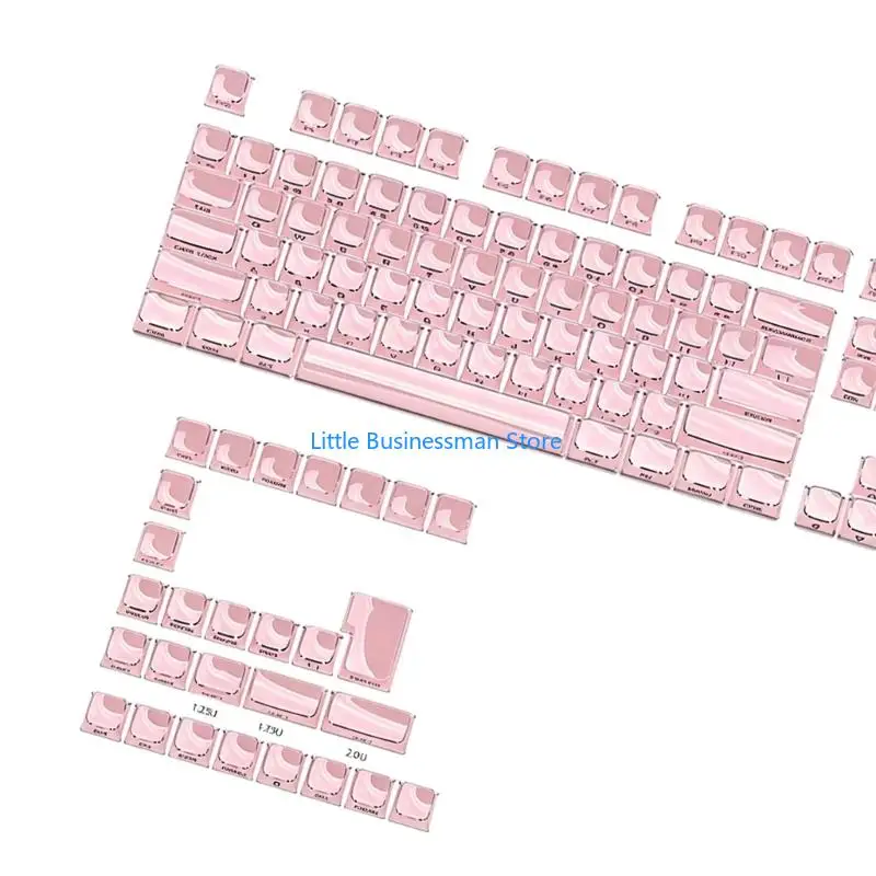 Seitlich bedrucktes Jelly-Style-Tastenkappen-Set MDA-Höhe für mechanische Tastatur-Styling M76A – Detail 7