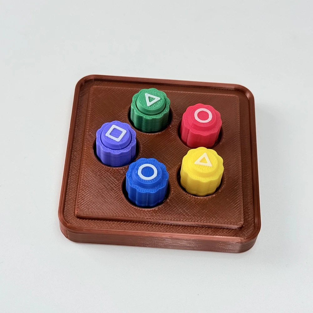 Korean Traditional Play Game Gonggi Jack Stone Pebbles Set Round Case Play Party Game Desktop Game Grab Stones Toy