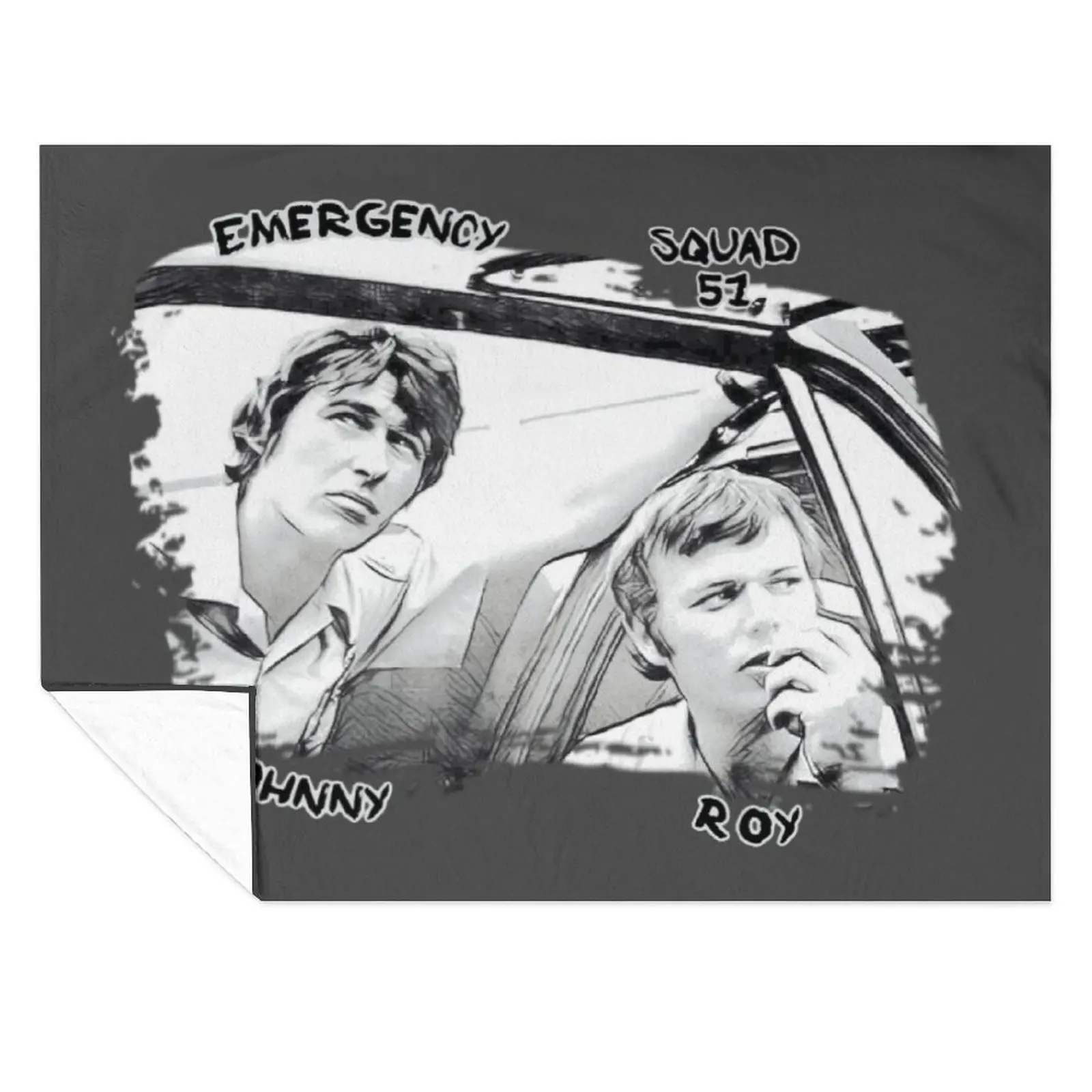 

Emergency TV Show Roy and Johnny Throw Blanket Cute Plaid Thermal Luxury Throw Bed Fashionable Blankets