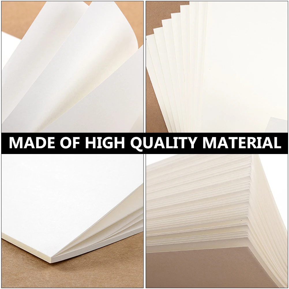 

4 pcs Thickened Draft Paper Notebook Calculation Blank Paper Writing Pad Durable High Grade Eye Protection Fashionable Practical
