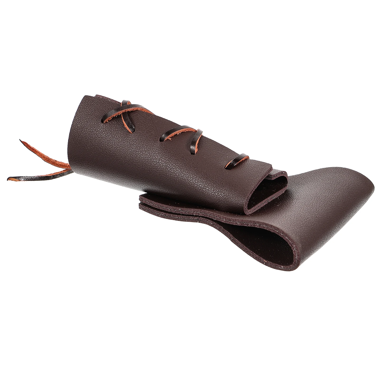 

Medieval Belt Deep Brown PU Adjustable Cosplay Stage Masquerade Renaissance Frog Portable Storage Tool Long Lasting