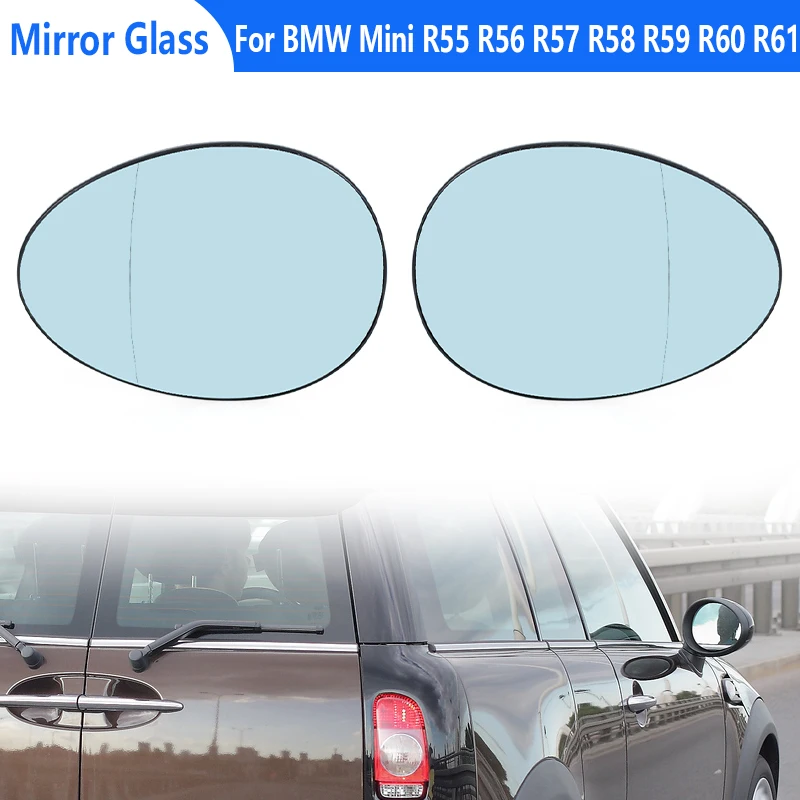 For BMW Mini R55 R56 R57 R58 R59 R60 R61 2007-2014 Left Right Car Heated Wing Rear Mirror Glass51162755625 51162755626