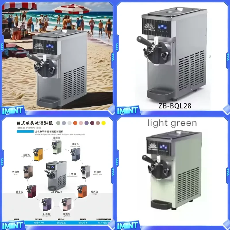 Commercial Soft Serve Ice Cream Machine Single Nozzle Mini Ice Cream Maker Machine