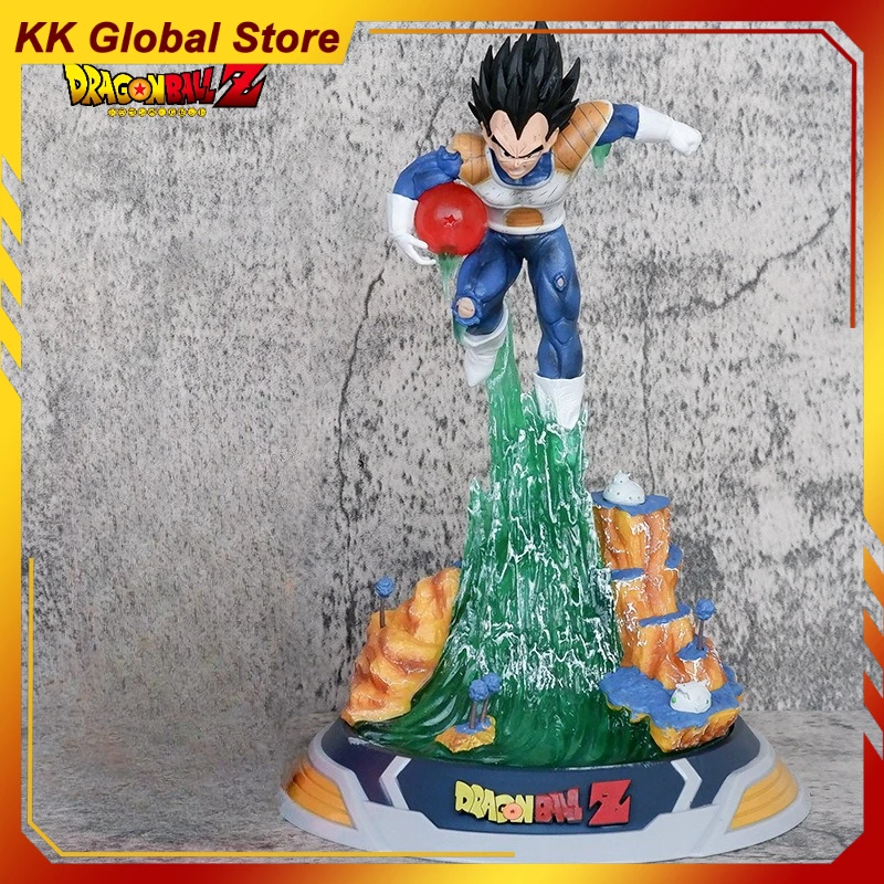

24 см новый Dragon Ball аниме фигурка Vegeta IV периферийные устройства ПВХ модель светящаяся статуя украшения для рабочего стола детский подарок на день рождения игрушка