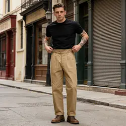 British Casual Pants for Men Outdoor Climbing Fishing Trekking Camping Hiking Combat Sports Training Travel Loose Trousers New