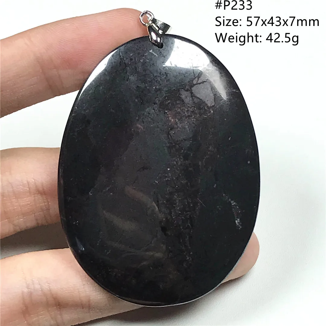 

Natural Royal Purple Sugilite Necklace Pendant For Woman Lady Men Anticancer Crystal 57x43x7mm Beads Silver Stone Jewelry AAAAA