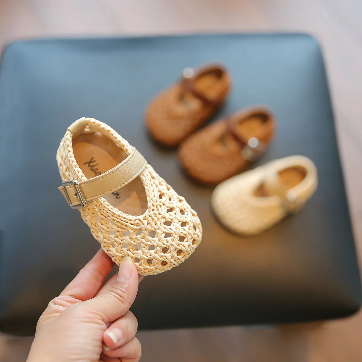 Baby Girls Sandals 2026 New Summer Anti Slip Soft Sole Baby Sandals Breathable Style Toddler Walking Shoes Casual Footwear