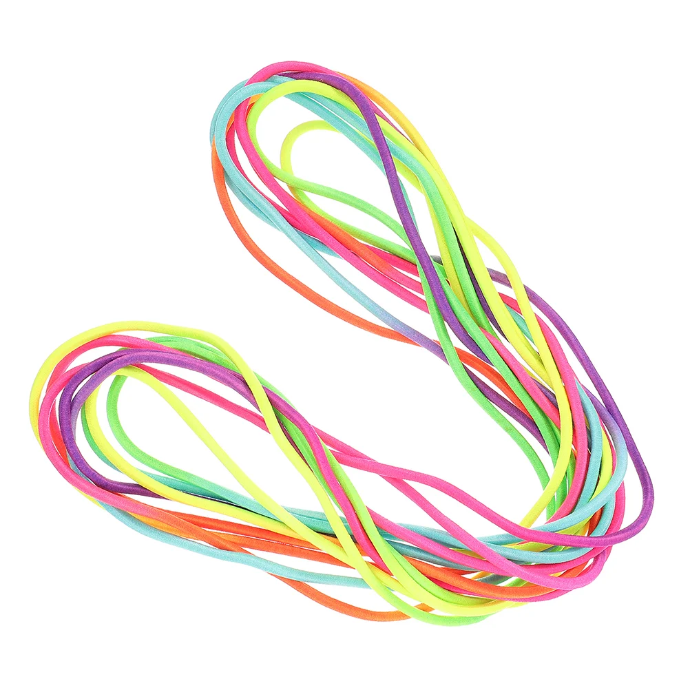 

Chinese Jump Ropes Elastic Playground Skipping Ropes for Girls Boys in Rainbow Colors Goodie Bag Stuffers and Birthday Party