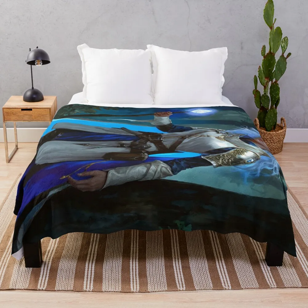 

Elf Mage Throw Blanket anime Sofa Luxury Brand Soft Blankets