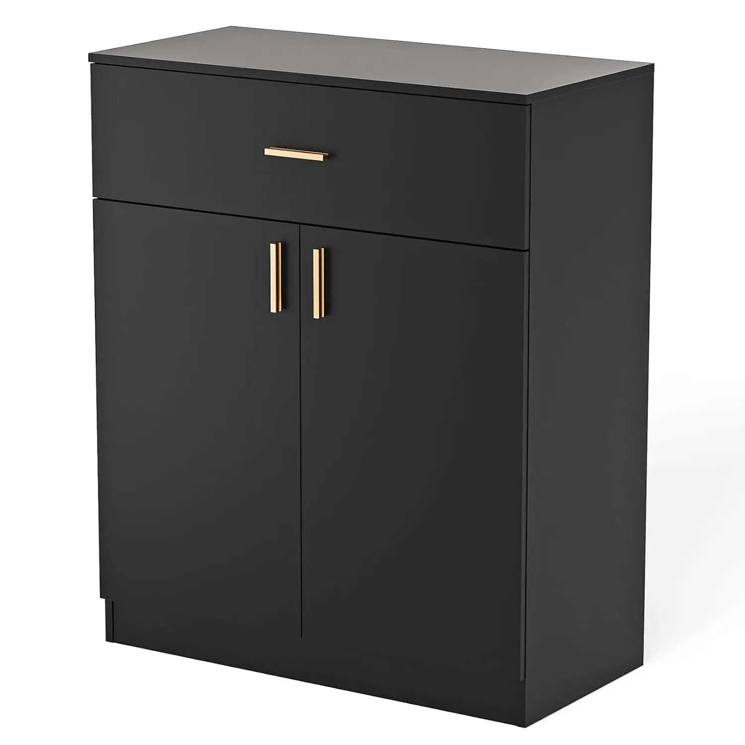 Freestanding Salon Storage Station Barber Unit Hair Stylist Beauty Spa Equipment Drawer Storage Cabinet Hair Styling Black