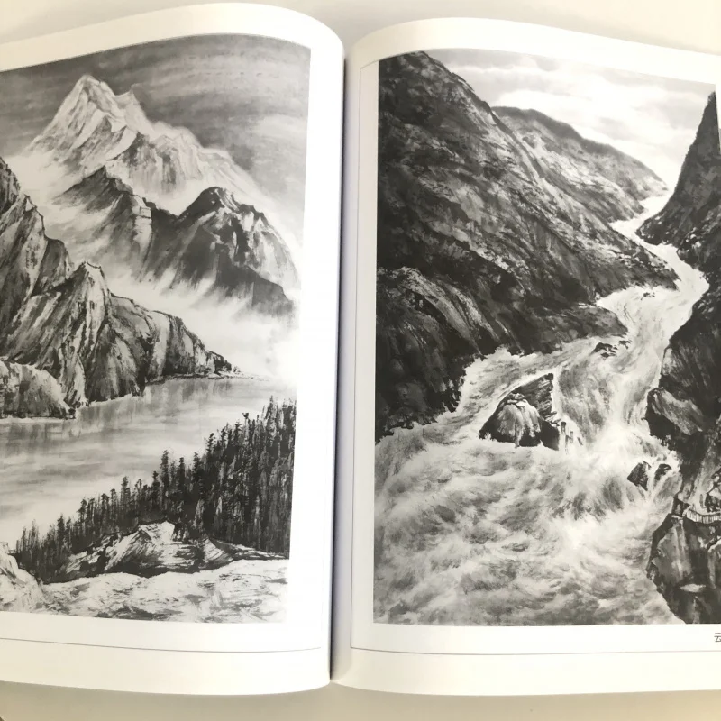 Famous Mountain Landscapes: Gongbi Line Drawing Techniques for Scenic Composition