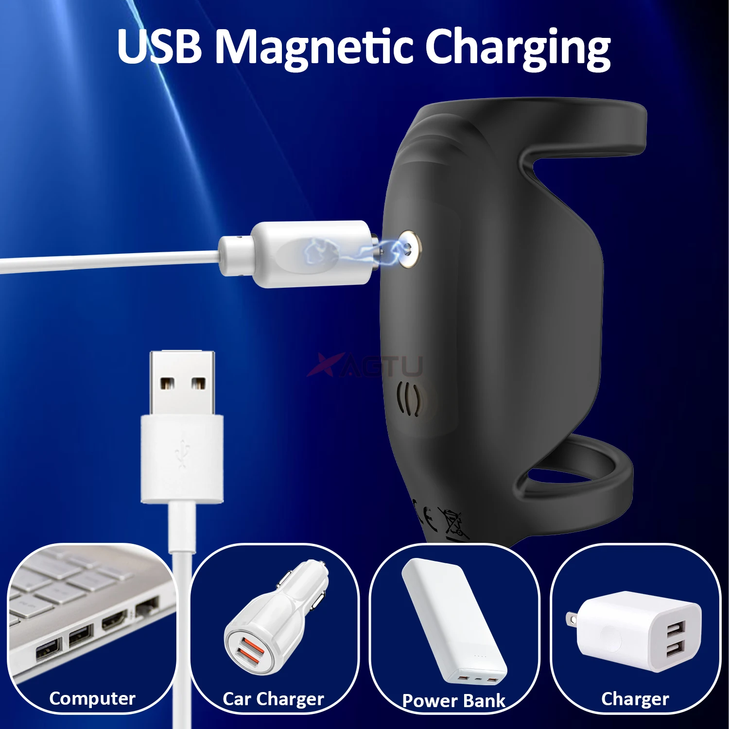 تهتز حلقة القضيب للرجال تأخير القذف خاتم الديك ذكر القضيب مدلك البظر G بقعة تحفيز الجنس لعب للأزواج