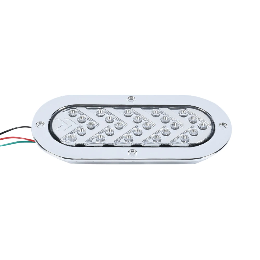 Oval Weiß Rot Gelb Led Anhänger Rückleuchten 12V24V LED Stop Blinker Brems Marker Rückleuchten für Lkw Trail