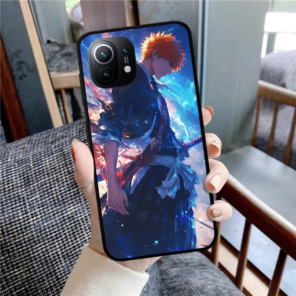 Anime BLEACH Phone Case For Xiaomi Mi 5X 8 9 10 11 12 Lite Pro 10T PocoX3pro PocoM3 Note 10 Pro Lite