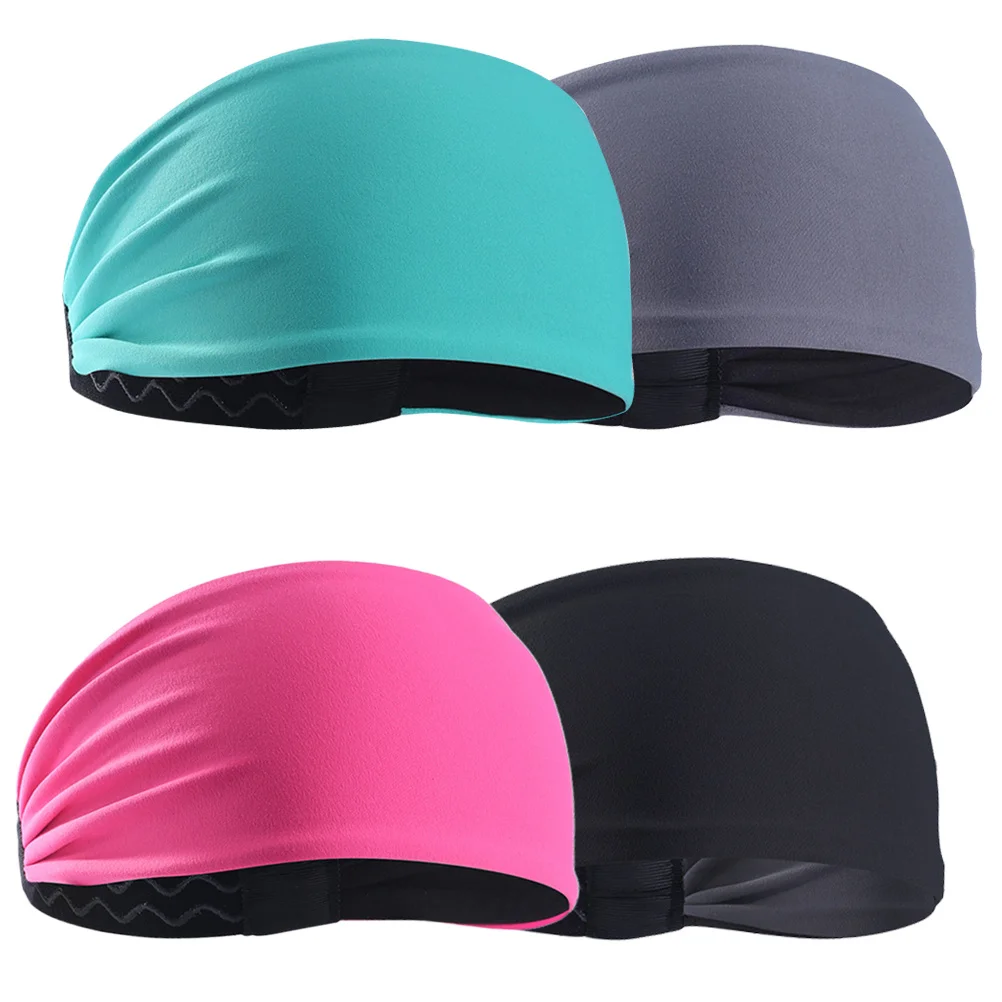 

4Pcs Sports Headband Elastic Yoga Hair Band Women Headwrap Bright Colorful Hair Accessories for Exercise Spa Facial Mask