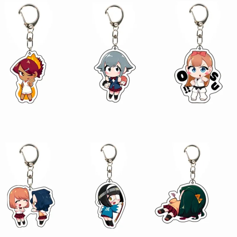 Japanese anime acrylic keychain character role-playing Komi Shouko Inugami chan bags decoration pendant fans collection gifts