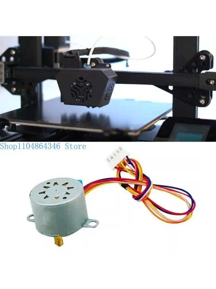 

652F 5 Line Steppers Motor 28mm Diameter 5V 12V Drive for 3D Printing Accessories