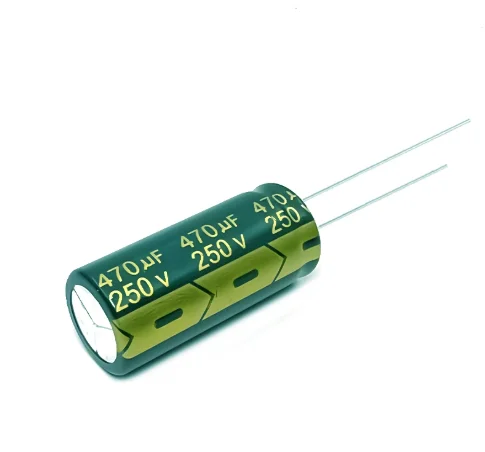 10pcs 470uF 250V 470MFD 250Volt Aluminum Electrolytic Capacitor 18*40mm Radial 470mf250v 470uf250v 250v470mf