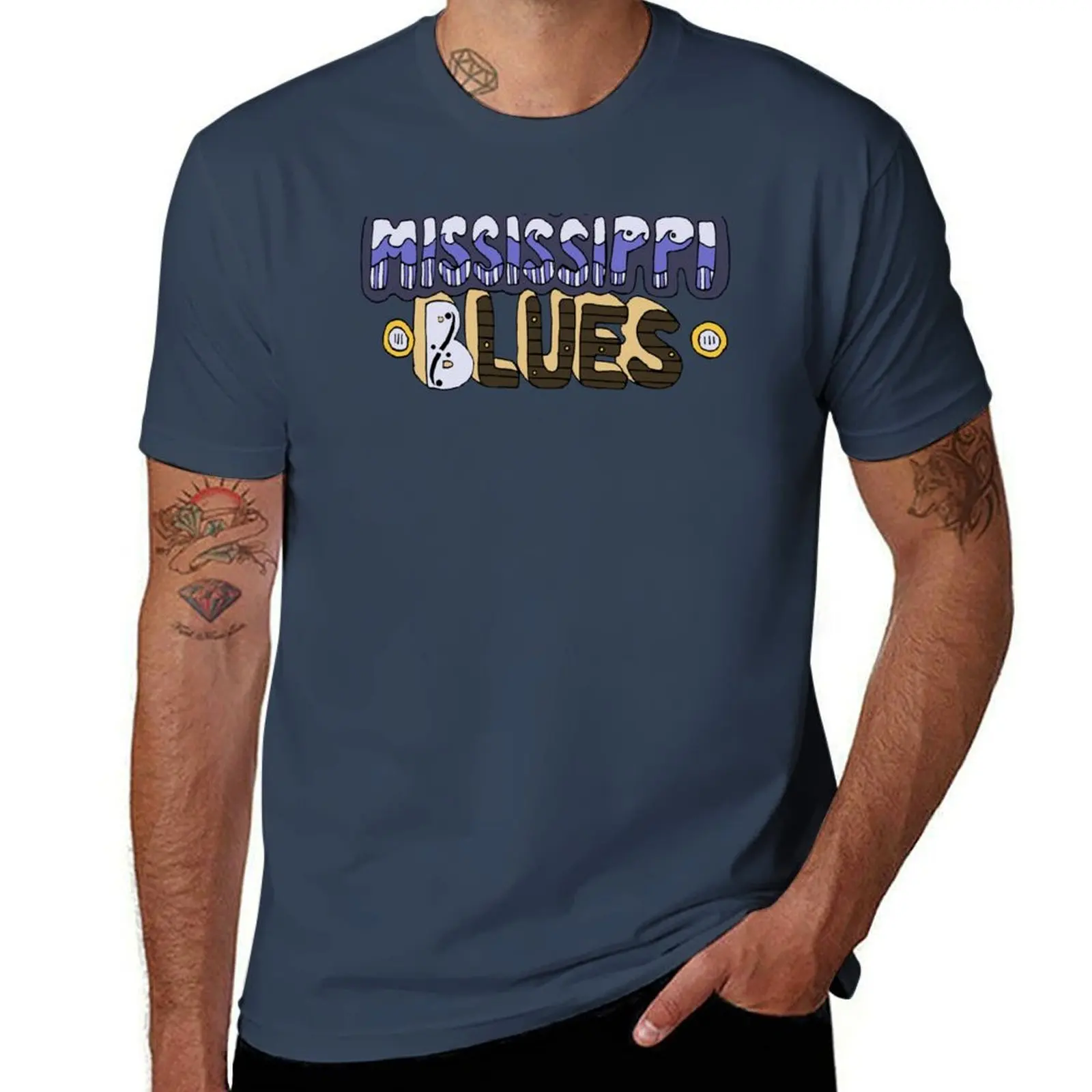 

Mississippi Blues T-Shirt clothes customizeds anime clothes designer shirts t shirts men