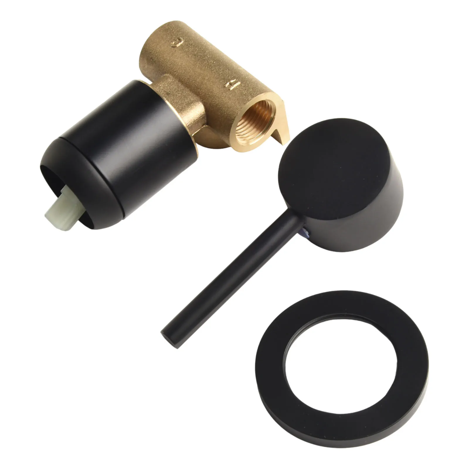 1/2inch Round for Wall Mounted Manual Mixer Valve with Hot Cold Water Control Suitable for Bathroom and Kitchen Fixtures