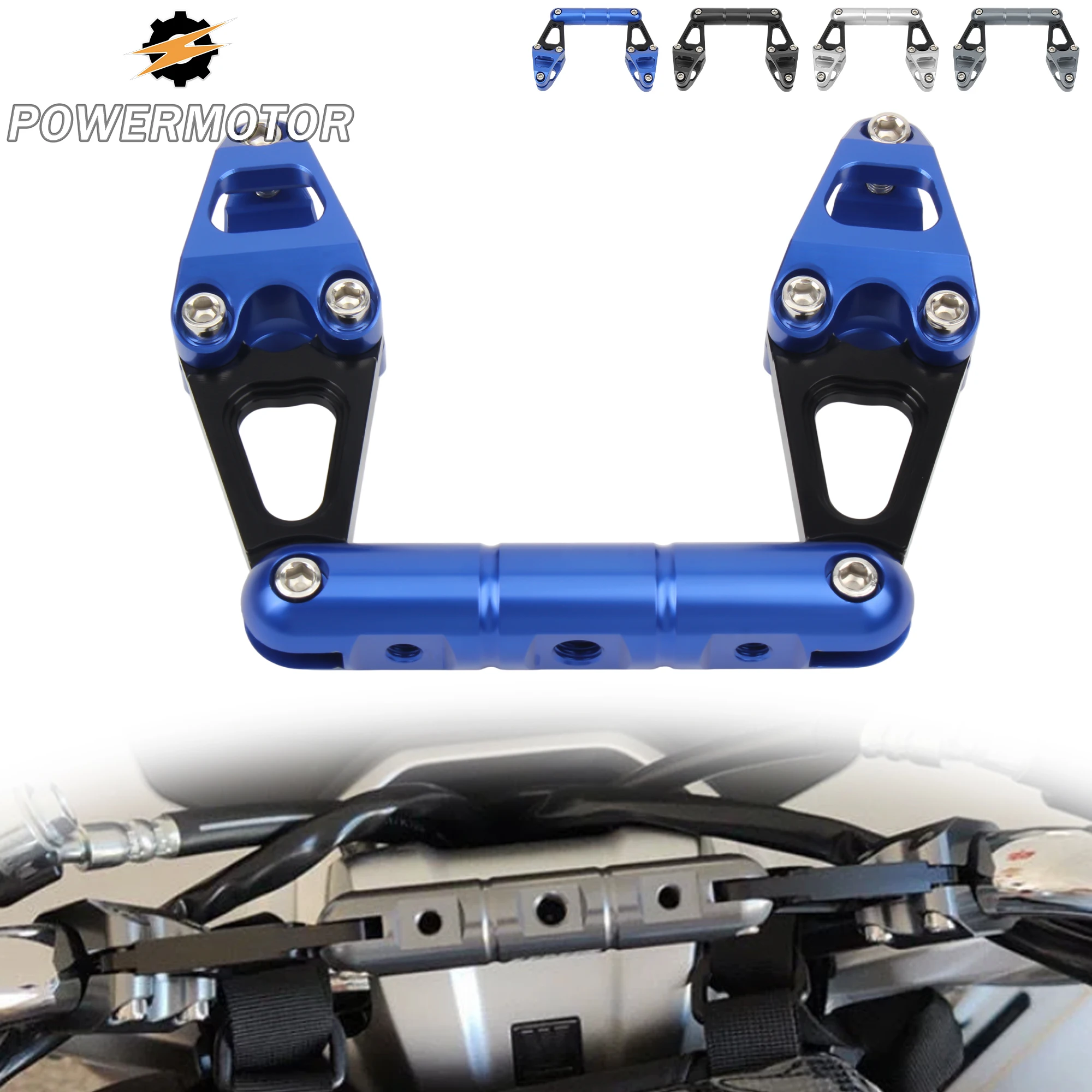 

Motorcycle Handlebar Crossbar Balance Bar Bracket For Loncin Voge HONDA PCX ADV 22mm Adjustable Phone Holder Modified Parts