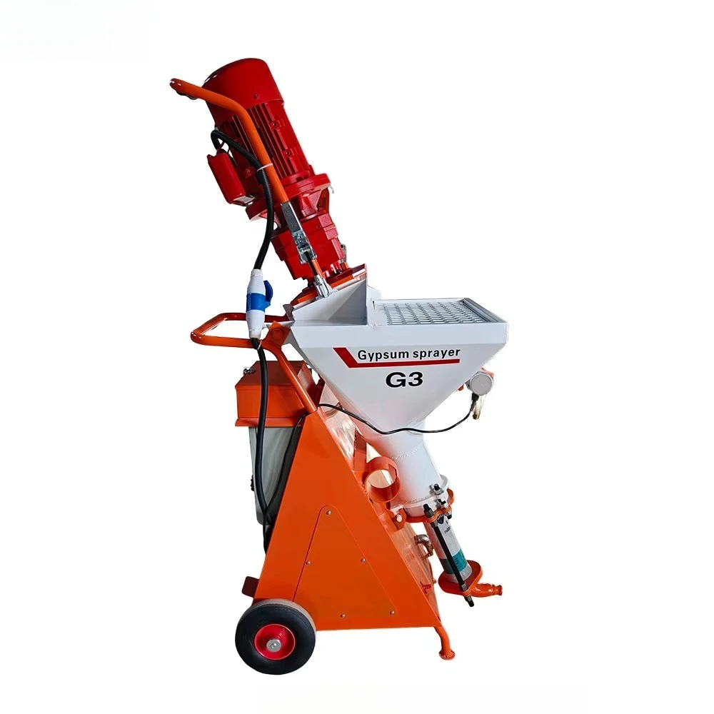 Wall spraying plastering  portable electric plastering machine, gypsum spraying machine