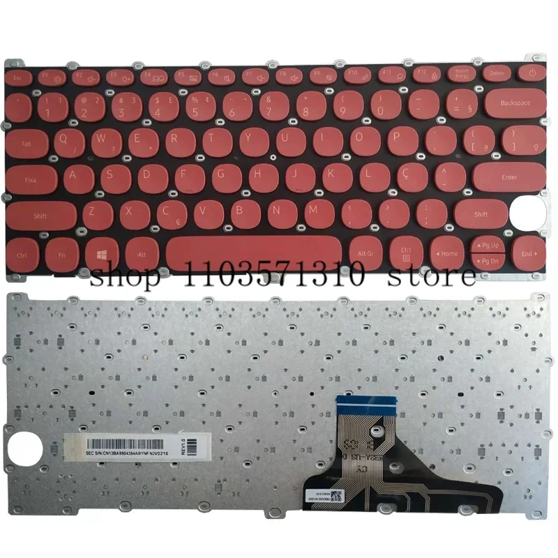 New Brazil laptop keyboard for Samsung np530xbb 530xbb 530xbv np530xbv no frame