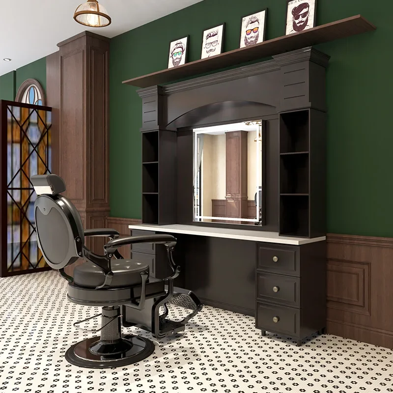 

Barber shop mirror, oil head mirror