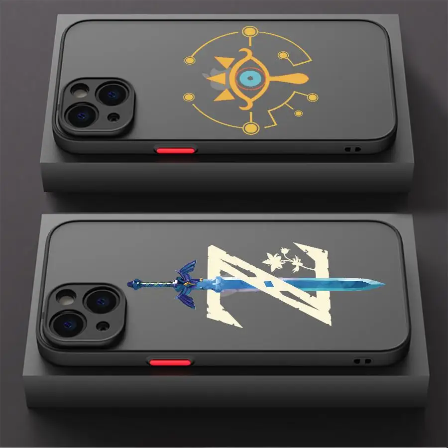 Game The Legend Of Zelda's Cover Telefoonhoesje voor iPhone 16 Pro 11 12 Mini 13 14 Pro 15 Pro Max 7 8 Plus XR XS MAX Mat Zacht