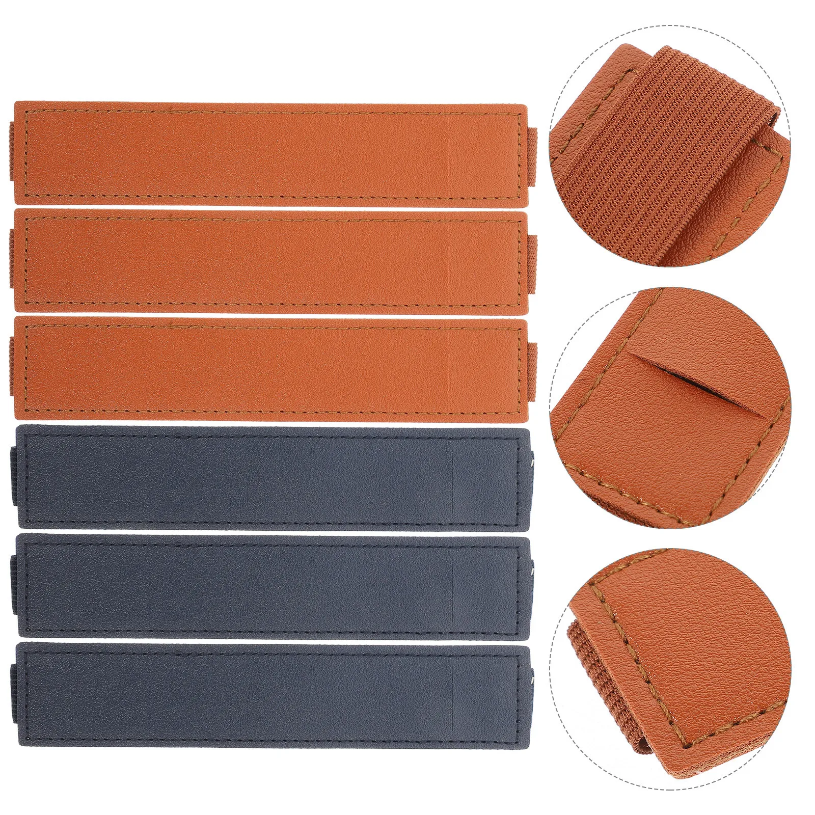

6Pcs Capacitive Pen Sleeve Elastic Band Notebook Pen Holder Pouch Journal Storage Bag Practical for Meetings Classes