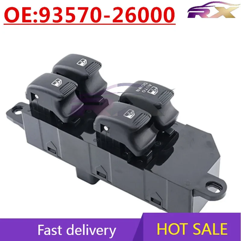 NEWM:93570-26000 Power Window Master Control Switch For Hyundai Santa Fe