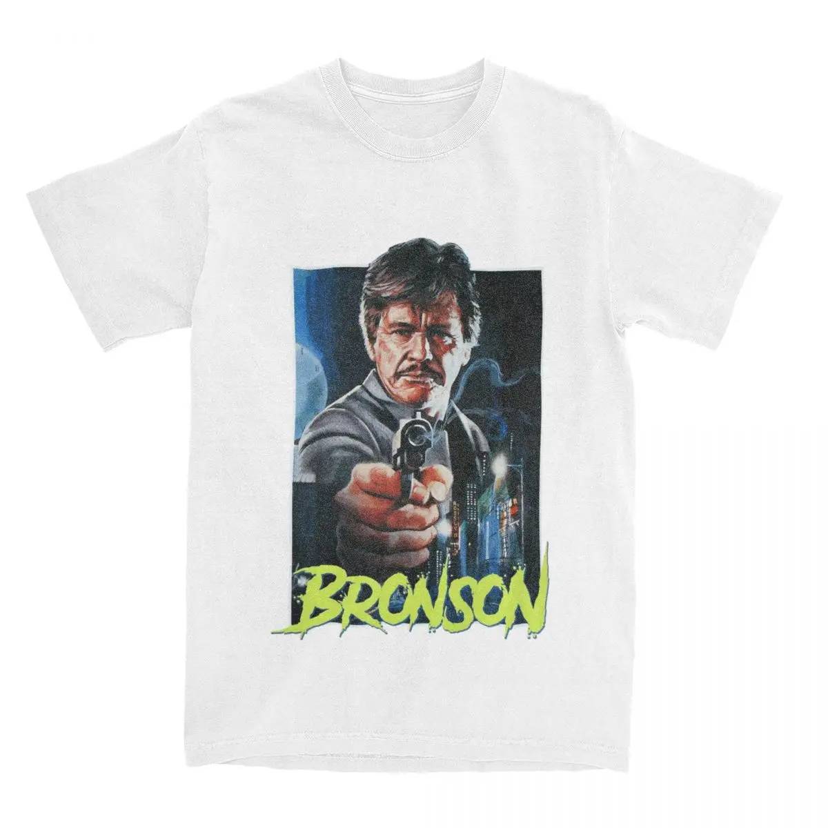 Men Women The Vigilante Charles Bronson Shirt Stuff Pure Cotton Tops T-shirt Cool Tees Printed