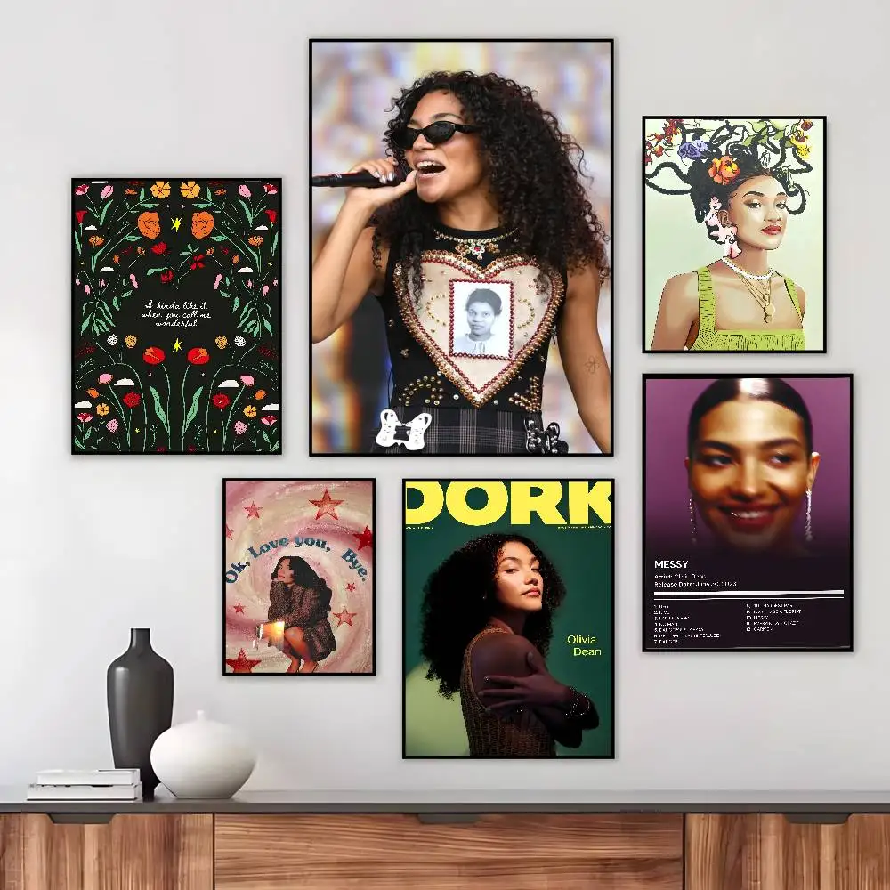 Olivia Dean The Art Of Loving Poster Art Canvas HD Aesthetic Printing Paper Wall Art for Living Room Bar Fashion Home Decor