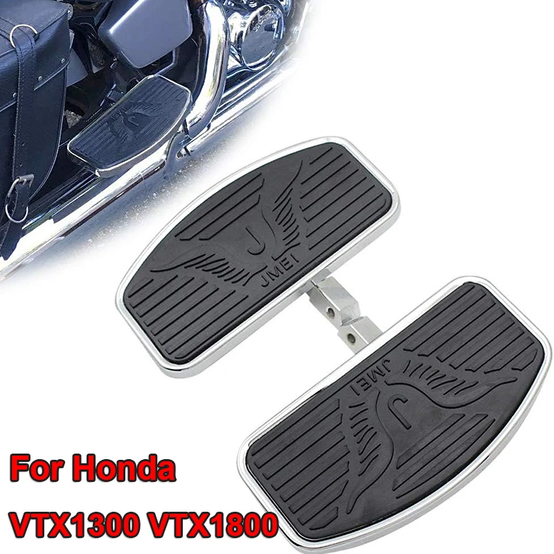 

Motorcycle Floorboards Foot Pegs For Honda VTX1300 VTX1800 Wide Footboard Modified Pedal Front/Passenger Pair