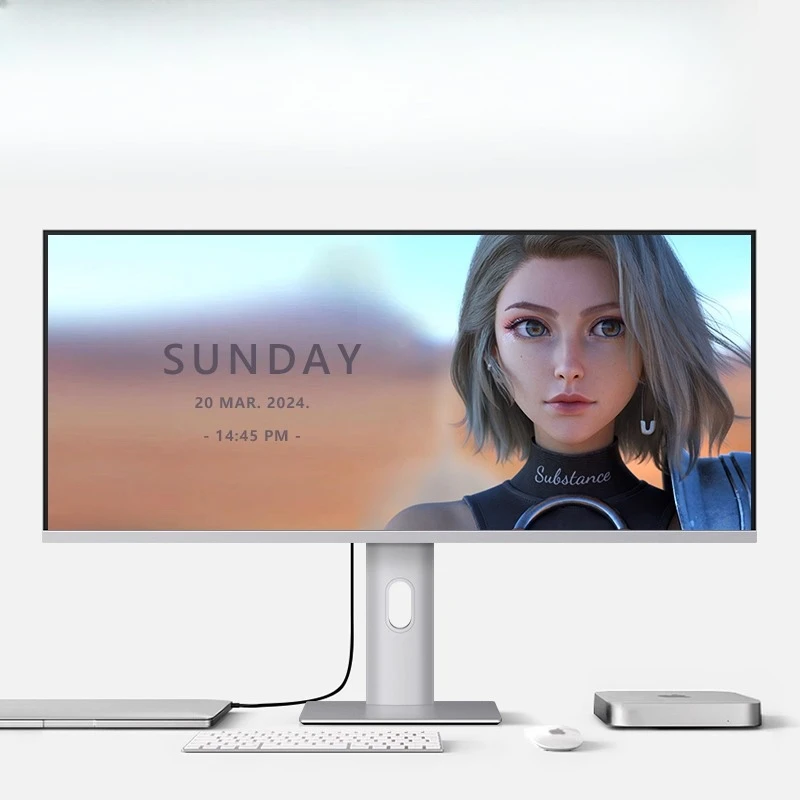

Изогнутый дисплей 4k144Hz, 34-дюймовый экран, сверхширокий экран