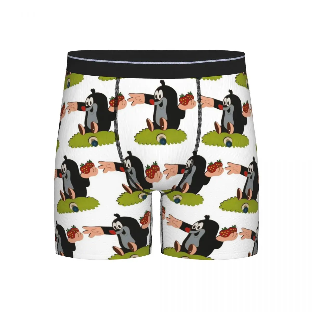 

Long Boxer Underpants Shorts Mole Happy Krtek Panties Men Soft Underwear for Homme Man Boyfriend Gift