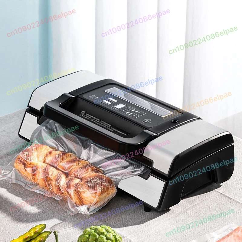 

220V Commercial Machine Multifunction Automatic Vacuum Food Sealer With Built-In Roll Storage & Cutter