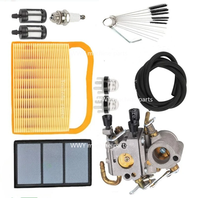 تنطبق على آلة القطع TS410 TS420 C1Q-S118 المكربن فلتر الهواء فلتر الزيت ملحقات يوتيوب شرارة التوصيل