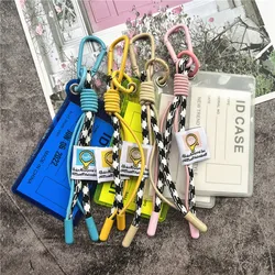 Credential Holder Pink Lanyard Colorful Card Holder Metal Keyring Landyard Removable Nurse Accessories for Work Employee ID Card