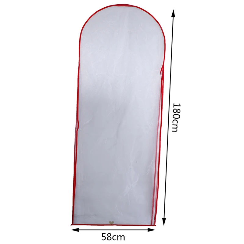 180cm/150cm Dress Bag Bridal Gown Long Clothes Bags Protector Case Dustproof Cover Wedding Dresses Garment Clothing Dust