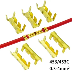 453 /453C U-shaped terminal tab cold inserts terminal wire connector terminales electricos small teeth terminal 0.3-4.0mm²