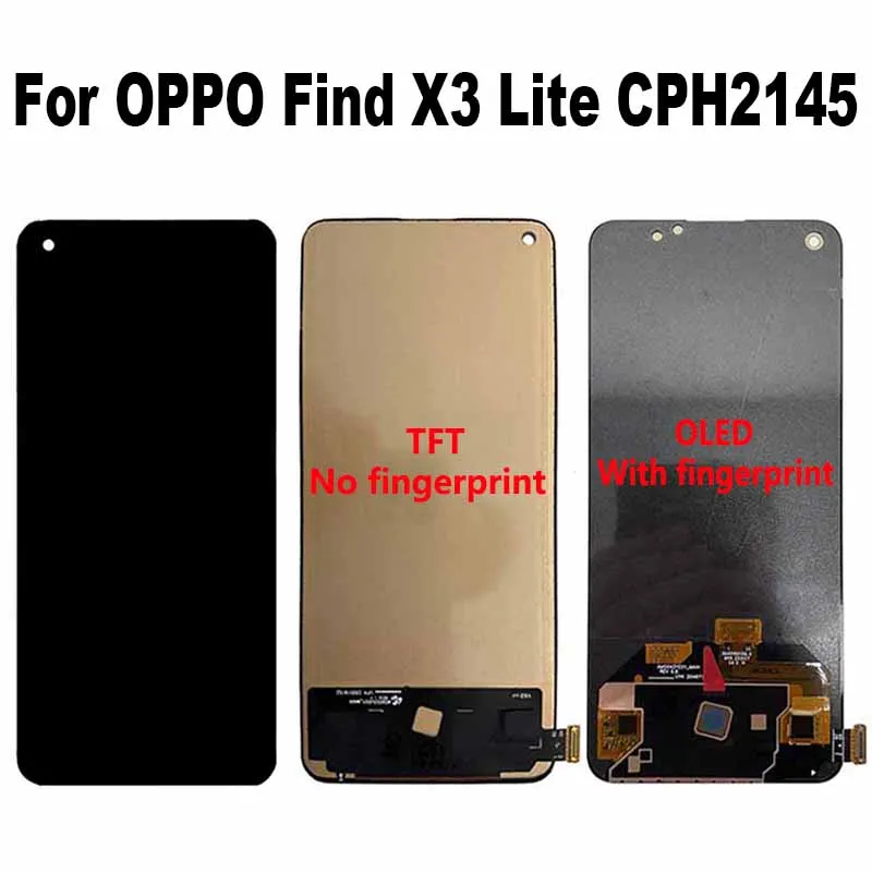 

For OPPO Find X3 Lite CPH2145 LCD Display Touch Screen Digitizer Assembly