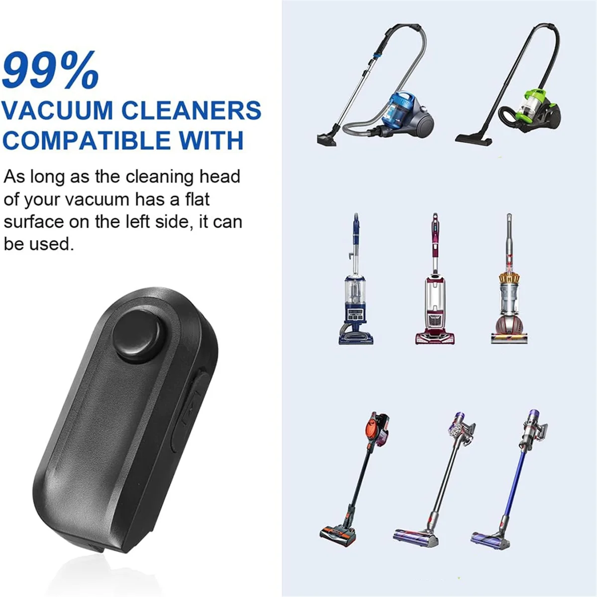 Universal Vacuum Cleaner Dust Display LED, Rechargeable Green Light Compatible for Dyson Shark Bissell & More